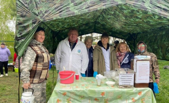 Воскресенские ветераны развернули полевую кухню в Петровском Новости Воскресенска 